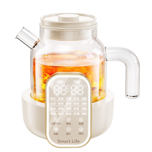 机玩侠玻璃茶壶水杯耐高温家用大容量凉套装耐热防摔扎壶茶漏配件