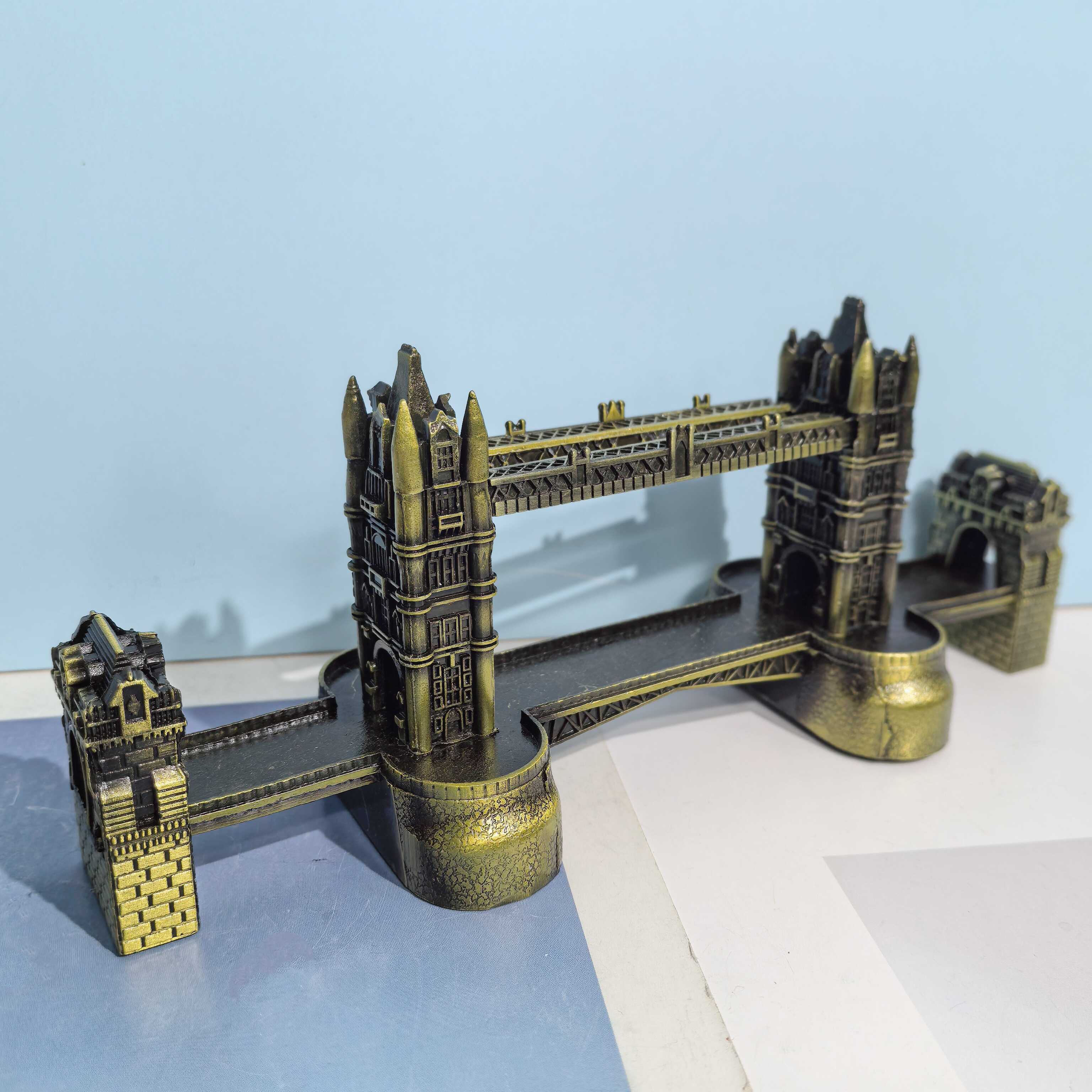 英国伦敦塔桥模型摆件创意家居装饰品办公室桌面生日礼物旅游纪念