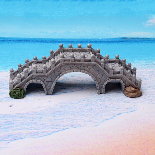直供三拱桥树脂微景观10.5cm
