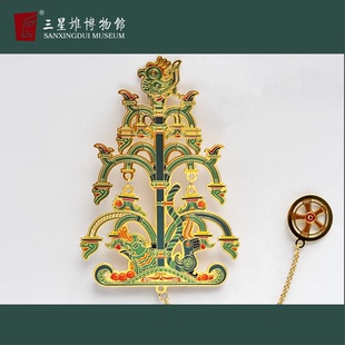 三星堆博物馆文创青铜神树金属书签旅游纪念品送朋友礼物伴手礼