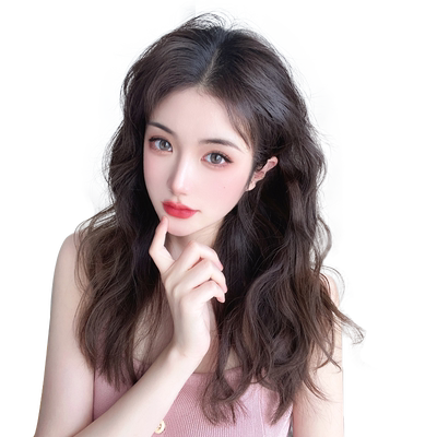 凌小姐新升级蓬松卷发头顶垫发片