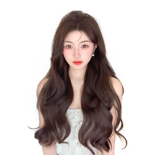 假发片女水波纹卷发自然蓬松增发量隐形无痕接发片轻薄仿真三片式