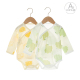 三角哈衣连体衣初生宝宝睡衣夏装 透气长袖 薄款 婴儿包屁衣纯棉夏季