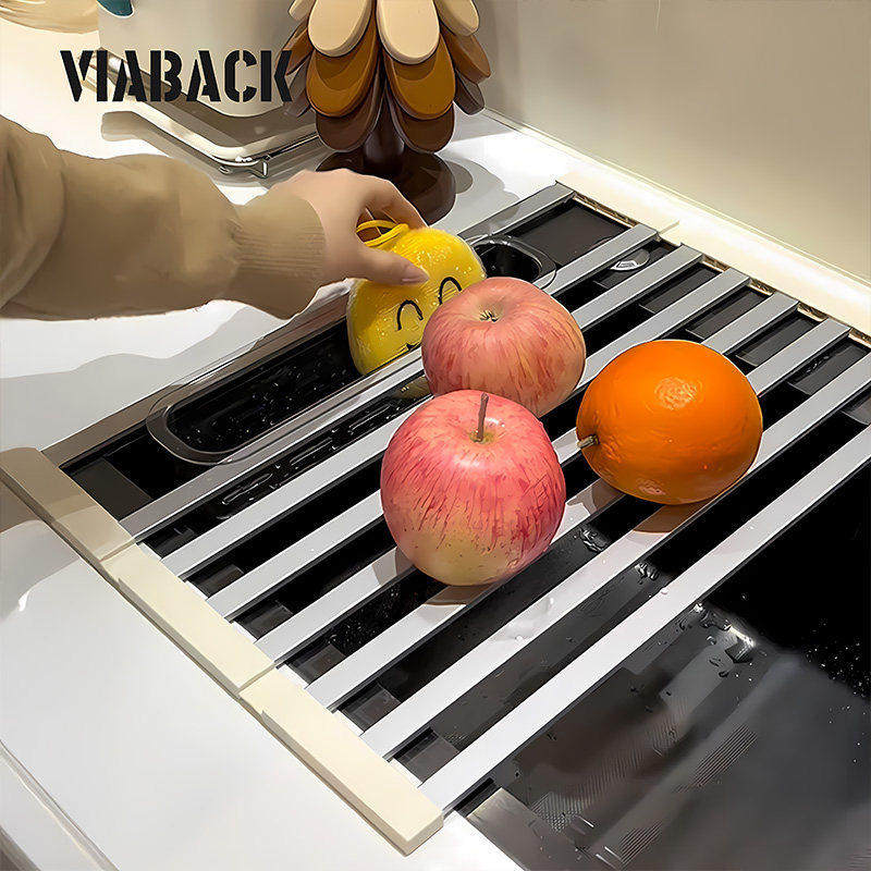 碗筷沥水好帮手！厨房水槽沥水架可折叠硅胶隔热垫碗碟碗盘置物架,厨房/烹饪用具,水槽置物架,淘宝优惠券,粉丝福利购,淘宝优惠卷