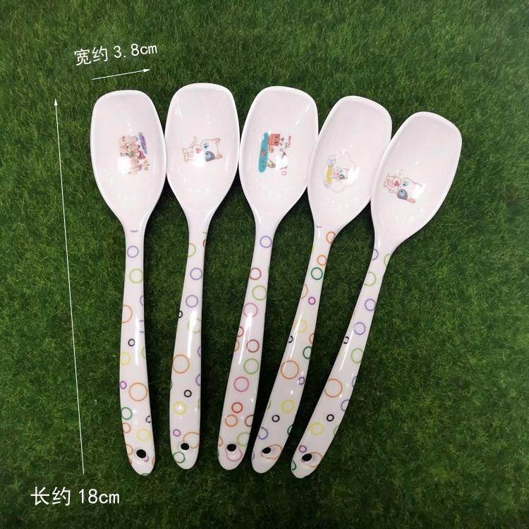 儿童小勺子防摔防烫匙羹宝宝卡通饭勺婴儿小勺喂饭勺密胺塑料汤勺,婴童用品,儿童餐具,淘宝优惠券,粉丝福利购,淘宝优惠卷