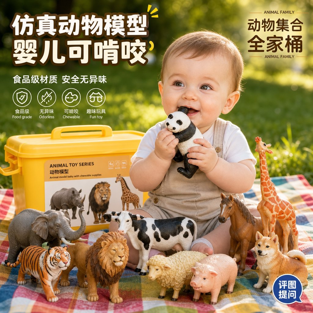 食品级可啃咬高精度仿真婴儿模型
