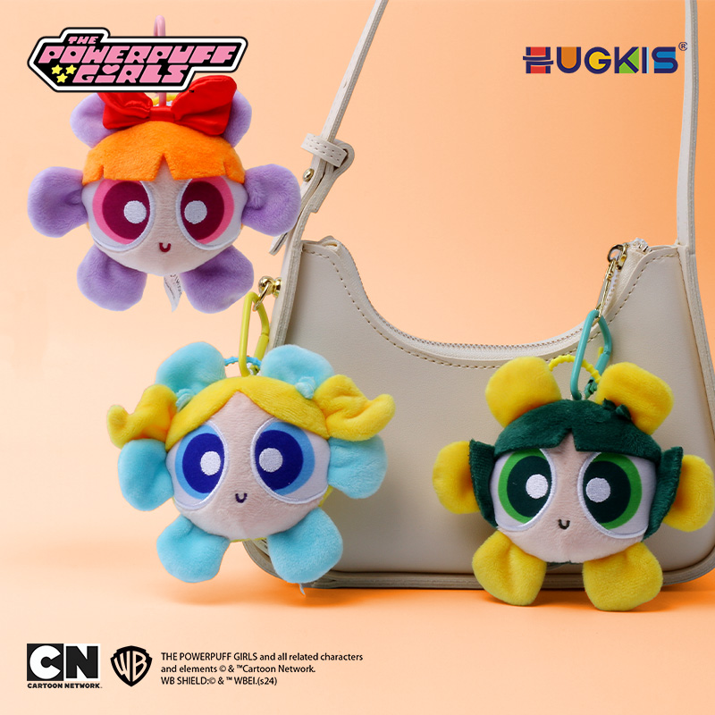 HUGKIS毛绒挂件花形挂件PP棉