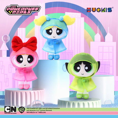 HUGKIS飞天小女警雨衣装扮挂件