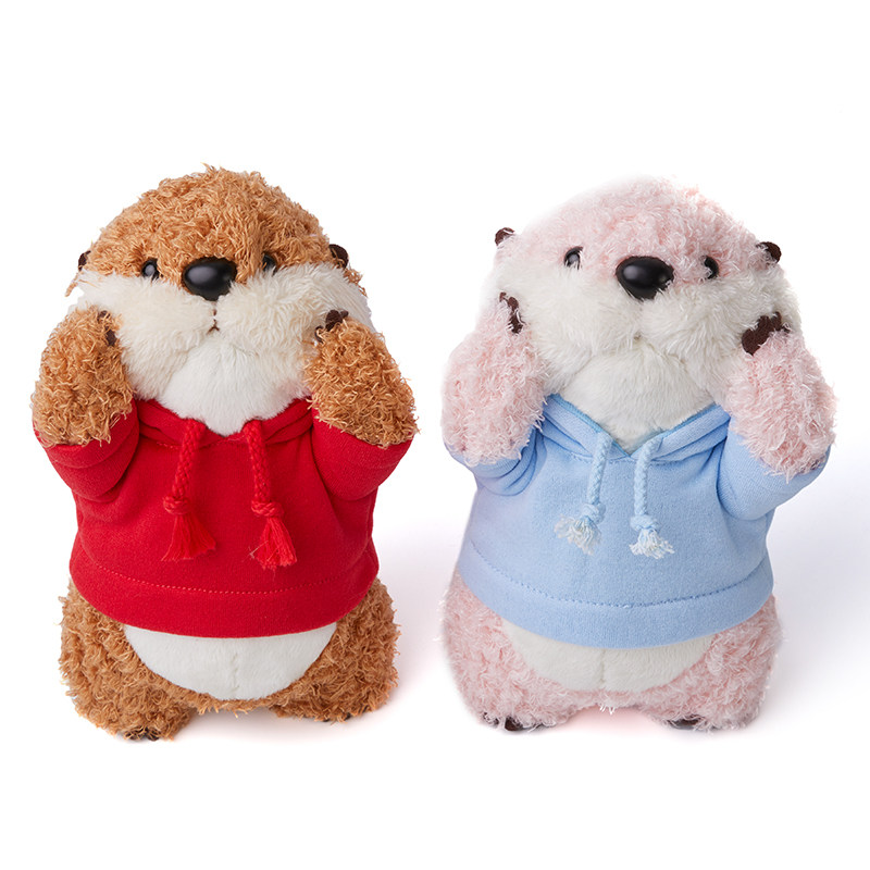 正版深海大饭店大电影超可爱揉脸海獭ppt糖豆rua周边毛绒玩偶公仔