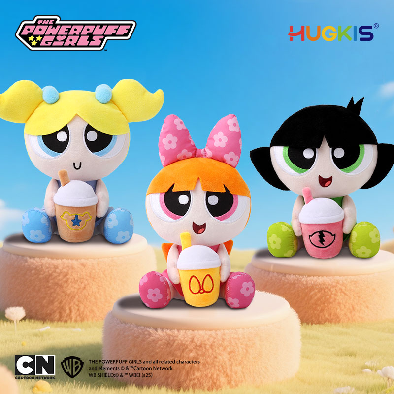 HUGKIS飞天小女警奶茶公仔