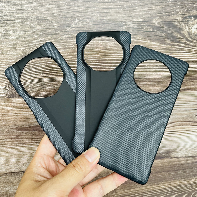 适用荣耀magic系无边碳纤皮革壳