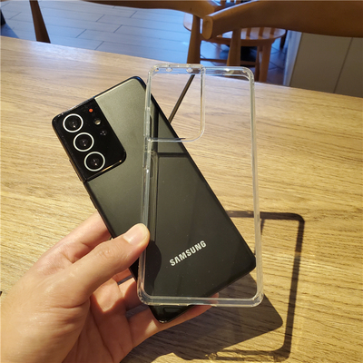 适用三星s21透明保护壳全包ultra