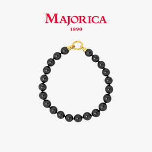 Majorica美娇丽佳手作珍珠项链女锁骨链精致颈链搭配8mm手作珍珠