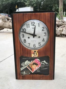 新品物件7080年代老旧缝纫机旧电视机收音机老式老座钟农家院摆设