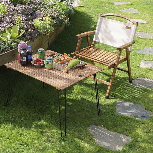 户外烧烤折叠桌便携式野餐桌子