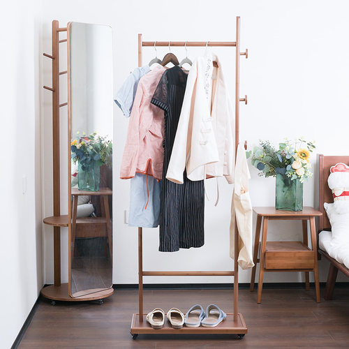 可移动海纳衣帽架卧室简易挂衣架
