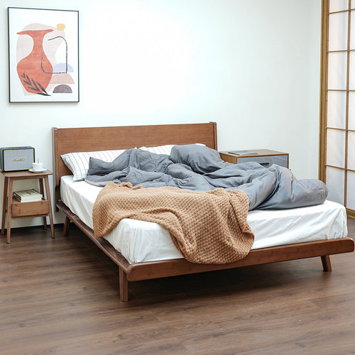 介璞轻奢现代简约床主卧楠竹床