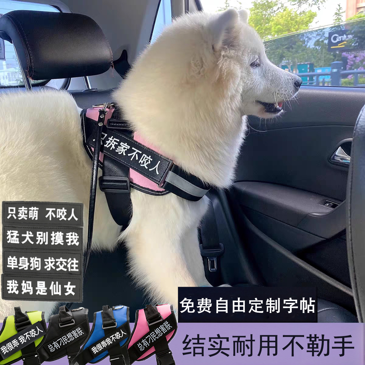 狗背带胸带中型犬狗狗牵引绳