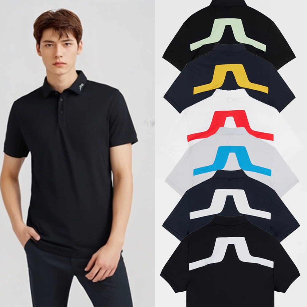 韩国代购JLINDEBERG金林德伯格高尔夫经典短袖polo衫T恤上衣男士