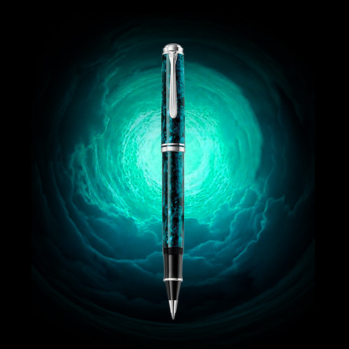 pelikan百利金帝王靓丽蓝宝珠笔
