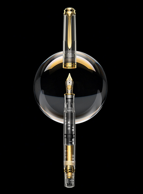 Pelikan百利金中国特别版Souveran帝王M800透明示范钢笔简体繁体中文商务男士女士送礼礼盒旗舰店官方正品