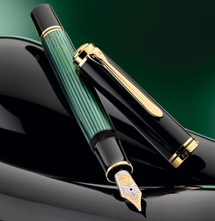 系列钢笔18K金双色笔尖墨水笔 M800经典 商务送礼 Souveran Pelikan百利金帝王