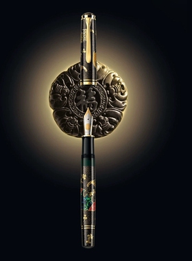 Pelikan百利金限量版莳绘钢笔M1000_Maki_e_Five Lucky Bats日本匠人全球限量123支手工制作钢笔