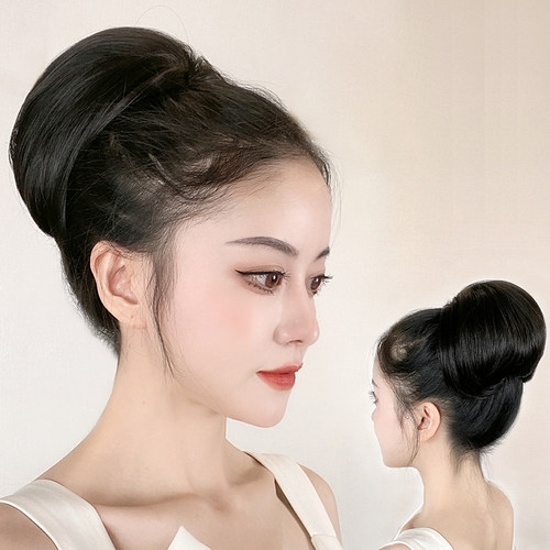 百魅丝赫本新娘发包丸子汉服古风