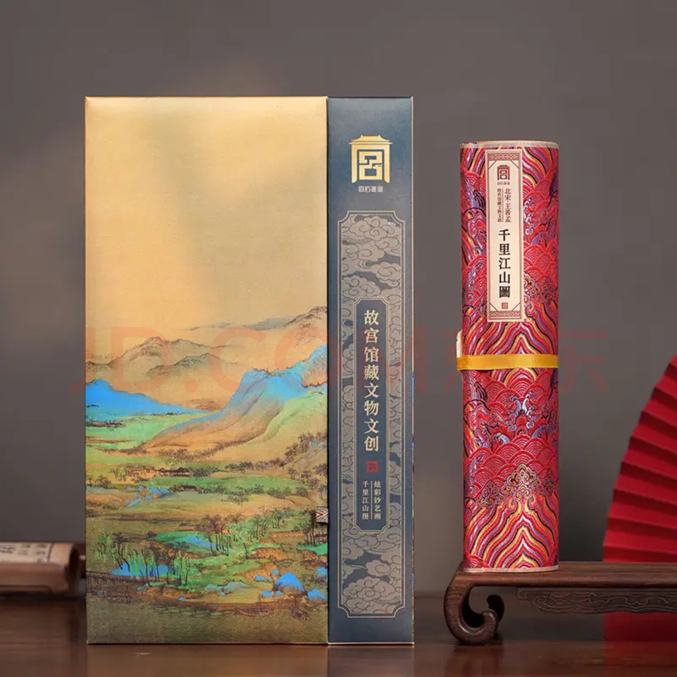 千里江山清明上河图炫彩钞艺丝绸画新品文创礼品收藏纪念品