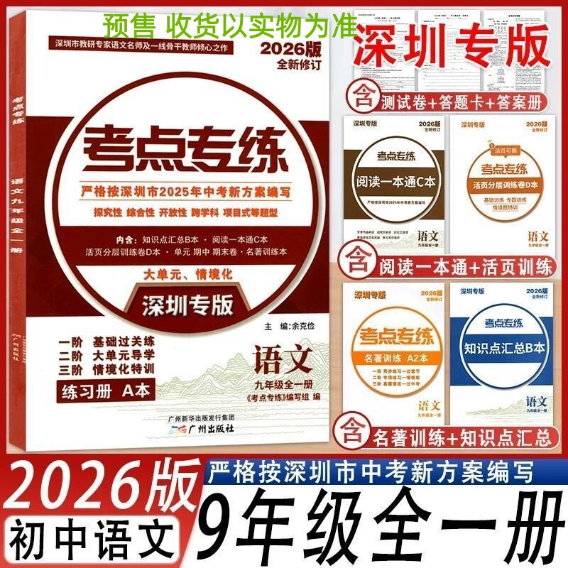 深圳专版考点专练语文九年级