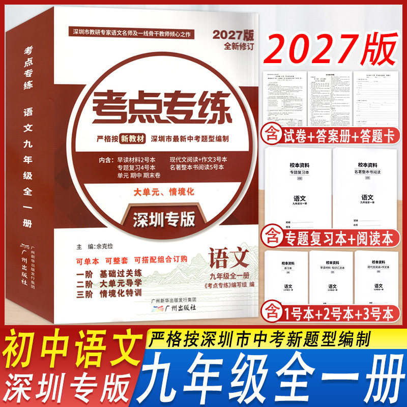 深圳专版考点专练语文九年级