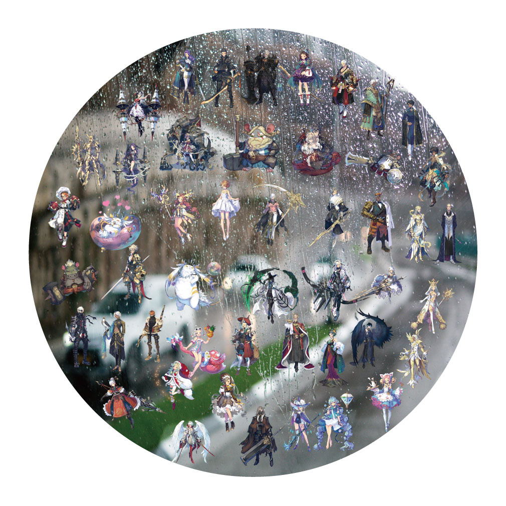 魅影再临UV转印贴卡通电动牙刷防水水晶标签手机壳头装饰贴纸