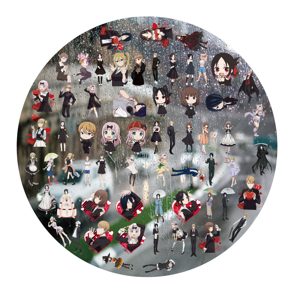 辉夜大小姐UV转印贴动漫电动牙刷防水晶标签手机壳头盔装饰贴纸,文具电教/文化用品/商务用品,贴纸/立体贴纸,淘宝优惠券,粉丝福利购,淘宝优惠卷