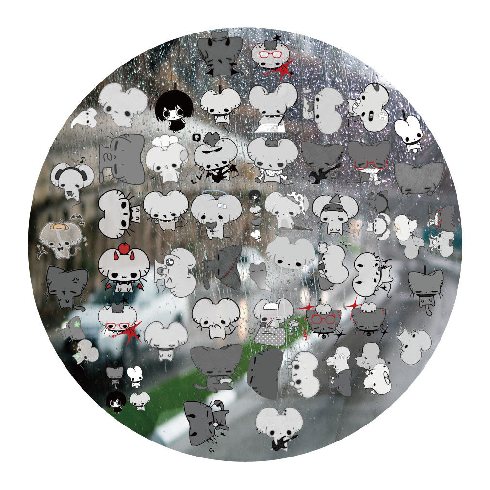 朋克小鼠UV转印贴动漫电动牙刷防水晶标签手机壳头盔装饰贴纸,文具电教/文化用品/商务用品,贴纸/立体贴纸,淘宝优惠券,粉丝福利购,淘宝优惠卷