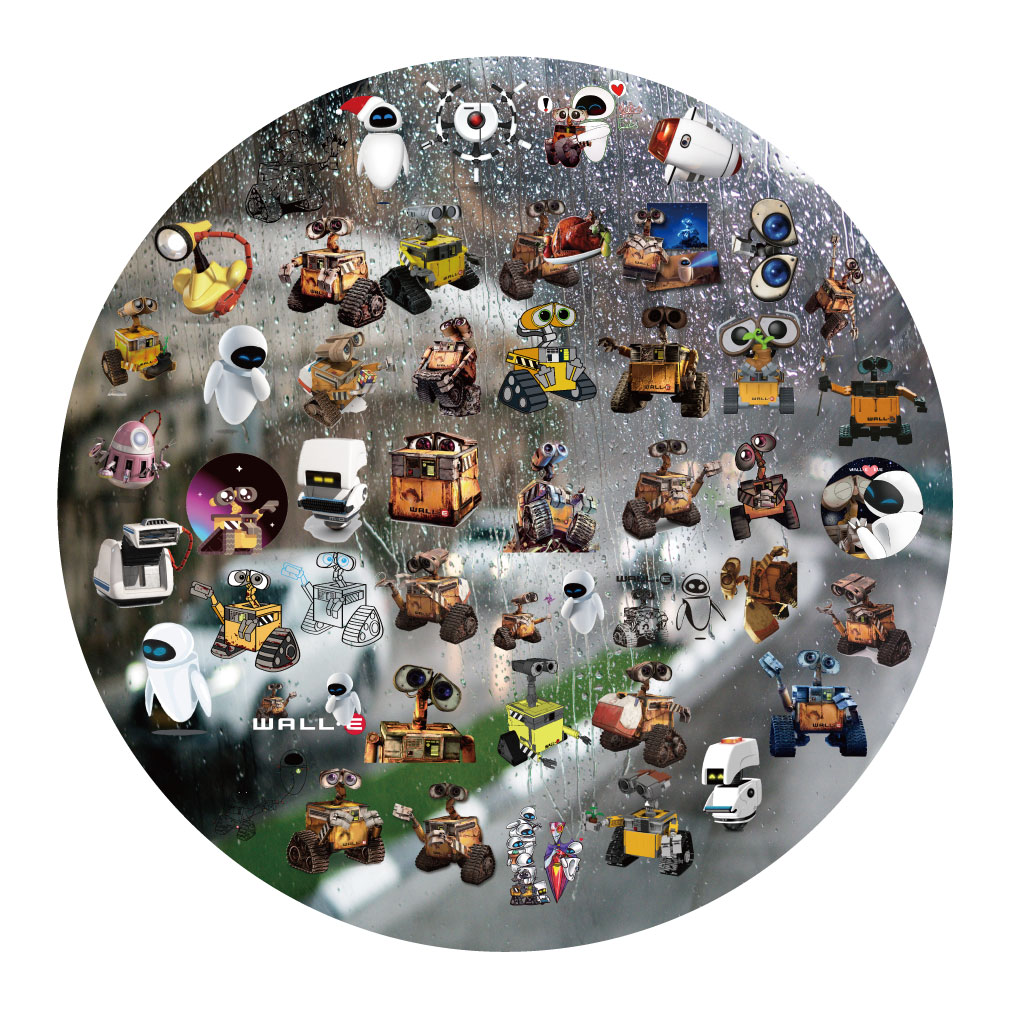 探险活宝UV转印贴动漫电动牙刷防水水晶标签手机壳头装饰贴纸