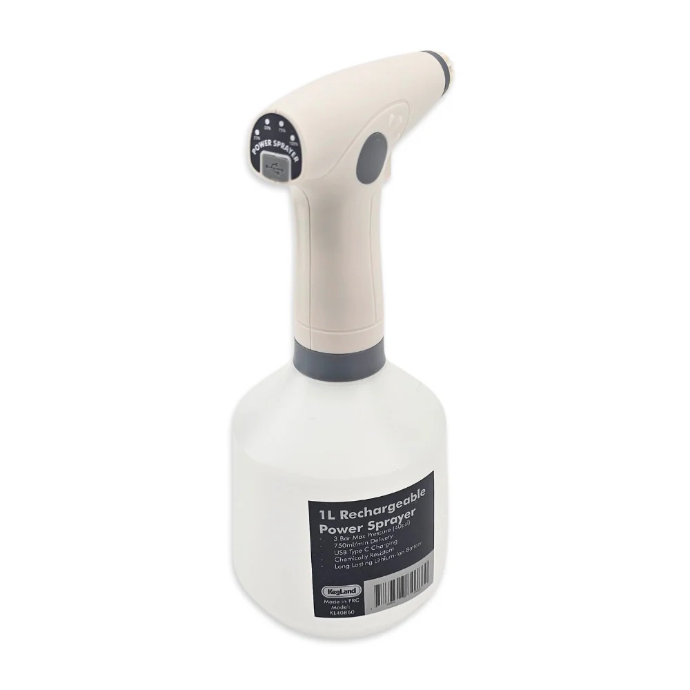 精酿  1L电动喷枪动力喷雾器喷洒消毒剂喷壶  KL40860  KegLand
