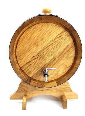 精酿 橡木桶葡萄酒发酵桶酿酒桶家用自酿酒桶空桶KL04657 KegLand