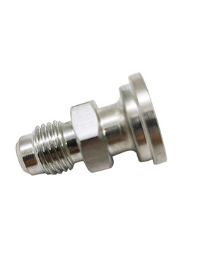 精酿1/4英寸螺纹转5/8六角螺母304不锈钢接头配件KL05159 KegLand