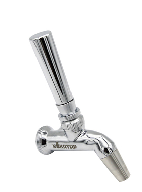 精酿啤酒配件银色镀铬细长型把手精致酒柱酒头把手KL01373KegLand