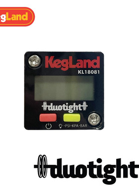精酿 快插式电子压力表盘8mm(5/16)家酿啤酒设备 KL18081 KegLand