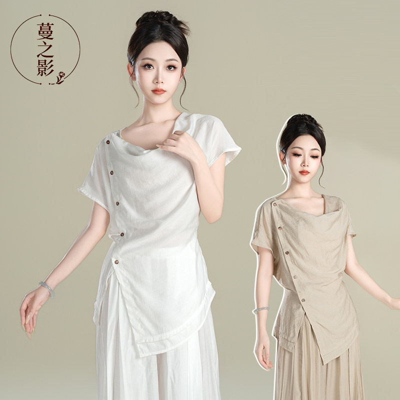 蔓之影日常可穿现代舞练功服上衣图片