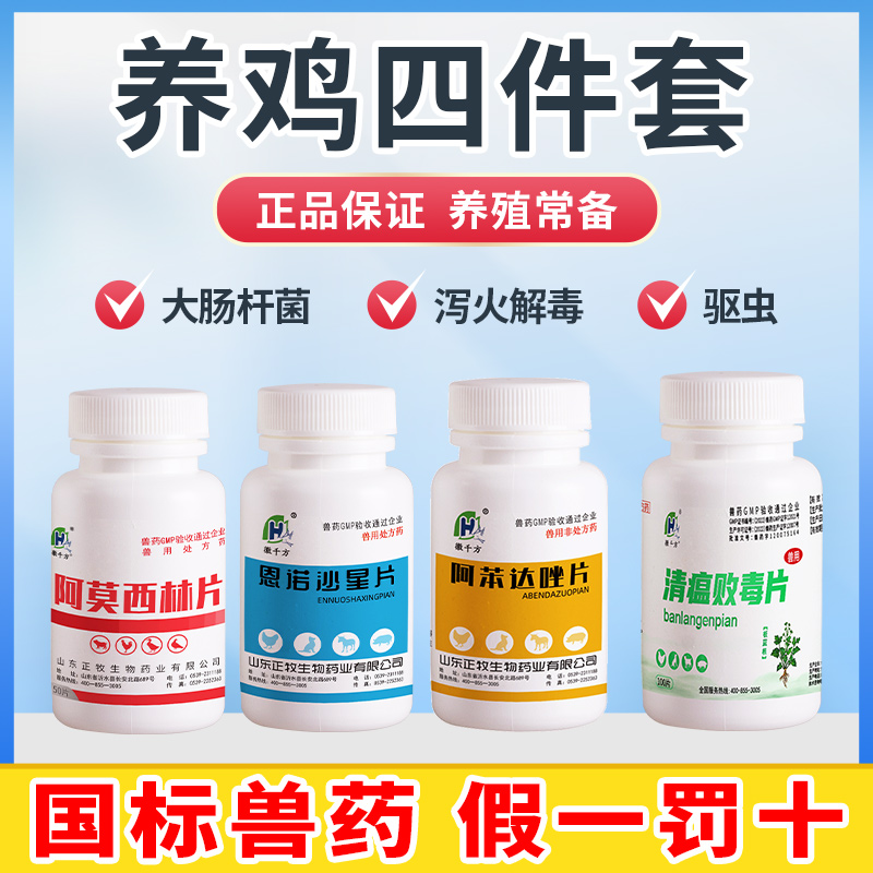 养鸡专用药鸡鸭鹅感冒药兽用猪药大肠杆菌拉稀咳嗽发烧正品兽药