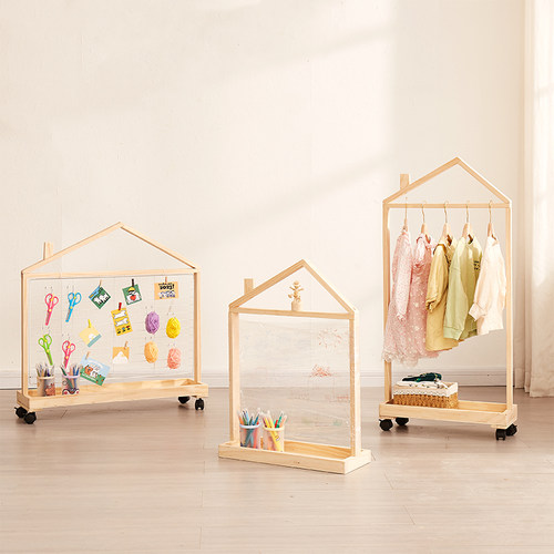 可以挂衣服，涂鸦diy手工展示架