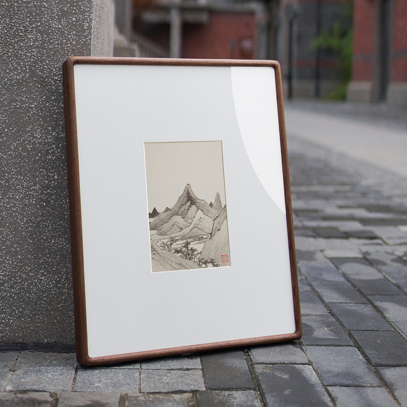 山水画新中式水墨沙发字画日式和风书房卧室餐厅侘寂风民宿小挂画,家居饰品,现代装饰画,淘宝优惠券,粉丝福利购,淘宝优惠卷