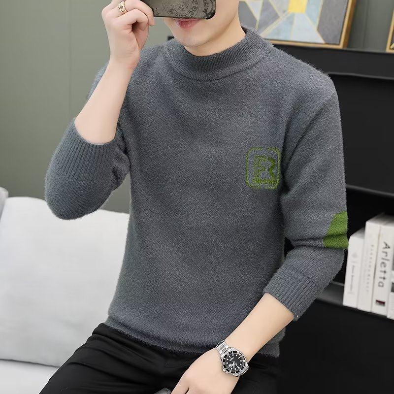 男士毛衣薄款秋冬保暖毛线衣秋冬打底内搭针织衫男官网官方旗舰店