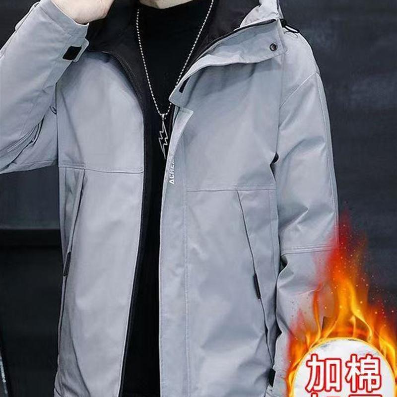 男士棉服冬季加厚保暖棉衣外套时尚百搭休闲防寒棉袄轻奢长袖防风