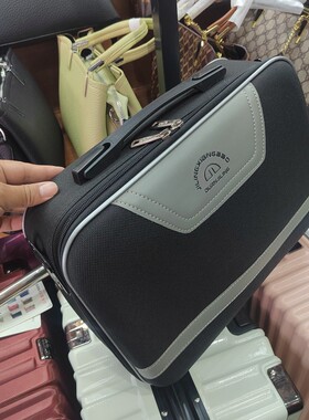 手提箱男耐磨防水帆布四周加固钢圈大容量出差旅行服装工具设备箱