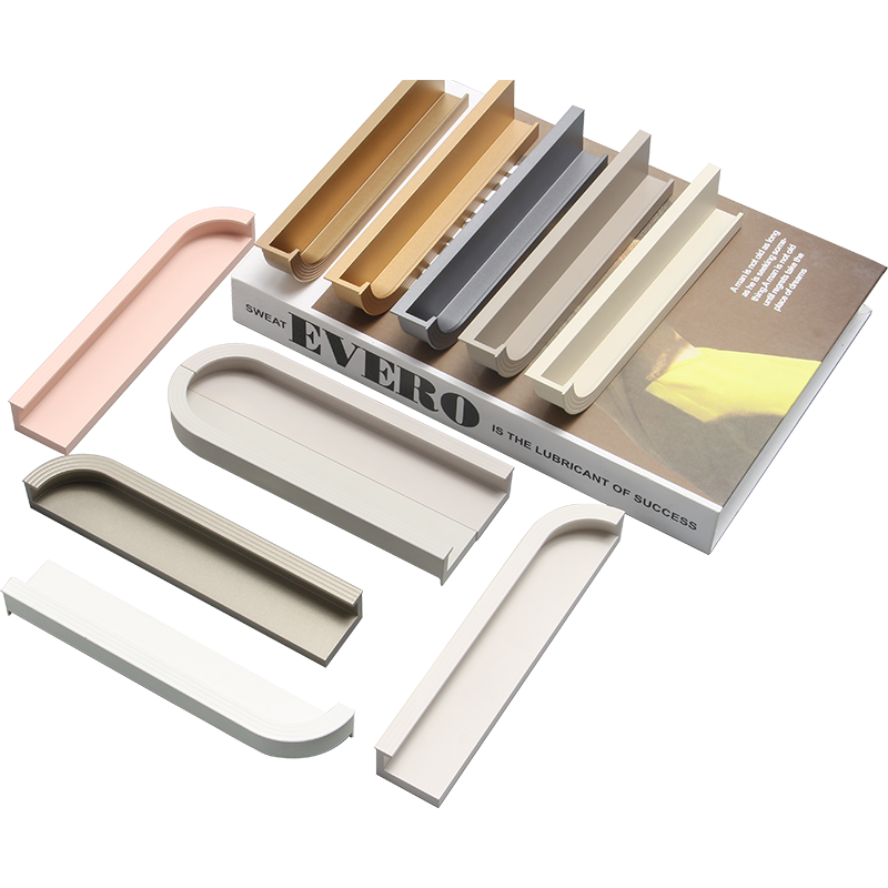 子午灰/相思灰内嵌拉手 抽屉衣柜门嵌入式拉手内嵌式隐形拉手把手