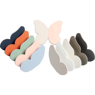 女孩/儿童房衣柜拉手可爱彩色蝴蝶拉手粉/绿色抽屉柜门卡通拉手把