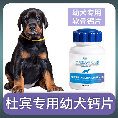 杜宾犬幼犬专用钙片宠物